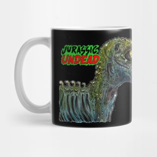 Jurassic Undead Raptor Head Mug